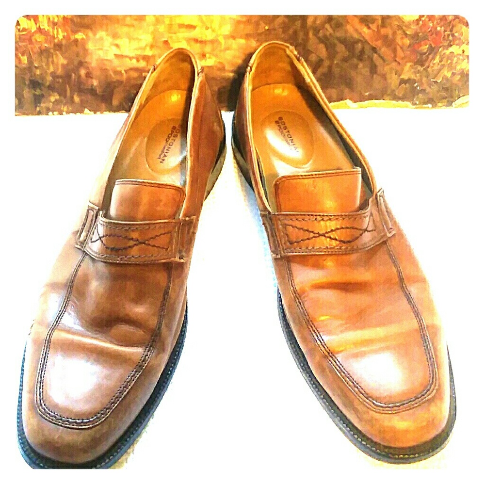 Men's Brown Leather Bostonian Slip On Loafer